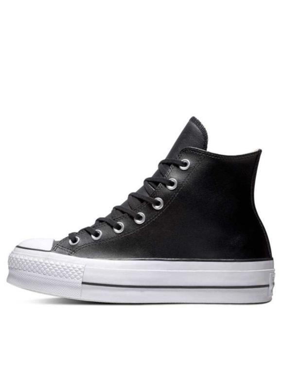 A tientas Gran Barrera de Coral Preciso Converse Chuck Taylor All Star Platform Leather High-Top