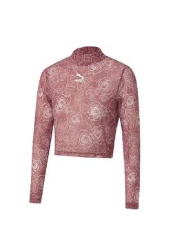 Puma Oap Mesh LS, Mauvewood-Lotus Wild Rose By Aitana