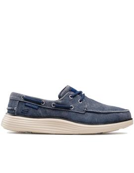 Skechers Status 2.0-Lorano Nautico Marino para Hombre