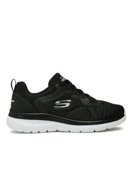 Skechers Bountiful-Quick Path Negra Mujer