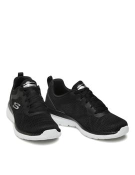 Skechers Bountiful-Quick Path Negra Mujer