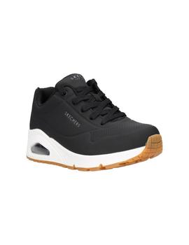 Skechers Uno-Stand on Air Zapatilla Conford en Negro Mujer