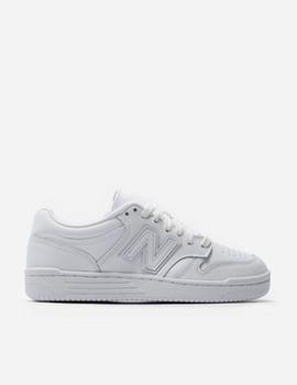 New Balance BB480 en Piel Blanco para Hombre y Mujer