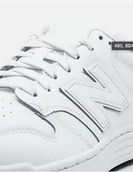 New Balance BB480 en Piel Blanco para Hombre y Mujer