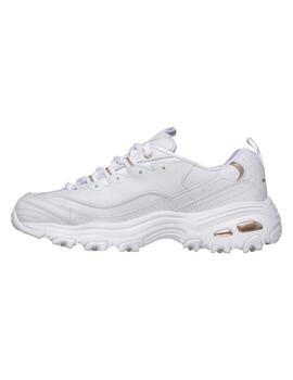 Zapatilla Skechers D´lites-Fresh Start en Blanco para Mujer