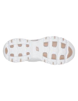 Zapatilla Skechers D´lites-Fresh Start en Blanco para Mujer