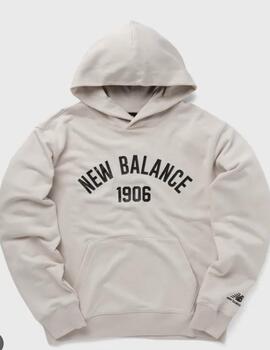 Sudadera New Balance Ess Var Flc Beige Para Hombre