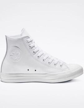 Zapatilla Converse alta  Piel  Blanco para Hombre