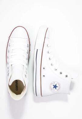 Zapatilla Converse Ct Hi Piel en blanco para Hombre