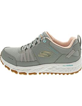 Zapatillas Skechers Escape Plan Endless Pursuit Gris Mujer