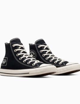 Botin Converse Cts Hi Lona en color Negro para Hombre