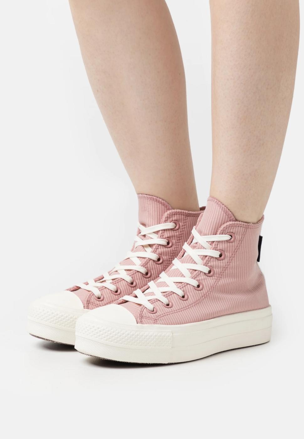 Zapatillas Converse Ctas Lift Hi en Rosa para Mujer