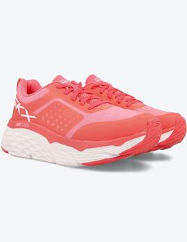 Zapatilla Skechers Max Cushioning Elite en Naranja Mujer