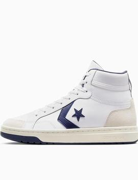 Zapatillas Converse Pro Blanze Classic Mid en Blanco y Azul