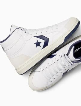 Zapatillas Converse Pro Blanze Classic Mid en Blanco y Azul