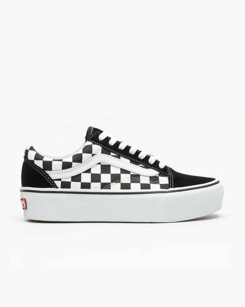 Zapatilla Vans Old Skool Plataforma Negro y Blanco