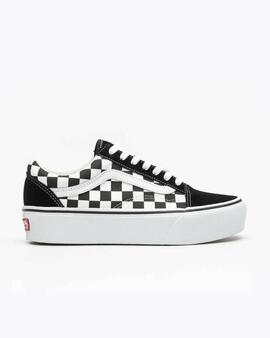 Zapatilla Vans Old Skool Plataforma Negro y Blanco