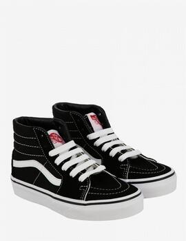 Zapatilla Vans Sk8-Hi en Negro para Niño