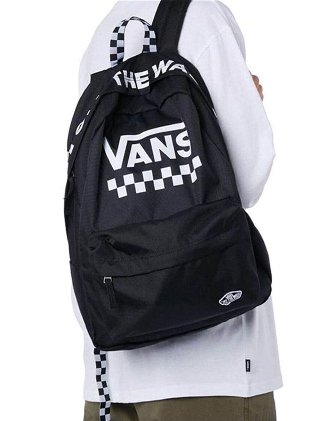 Mochila Vans Street Sport Realm Backpack en Negro