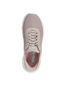Skechers Go Walk Flex-Grand Entrance en Beige para Mujer