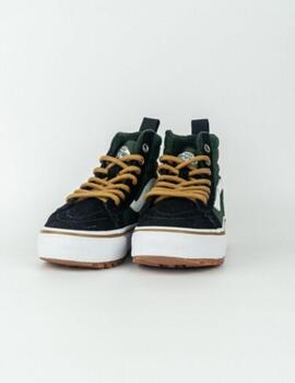 Botín Vans Sk8-Hi Mte-1 en Verde Para Ninos