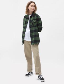 Camisa Dickies New Sacramento Shirt Pine en Verde