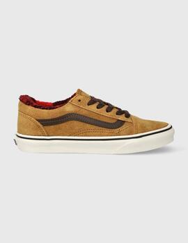 Zapatilla Vans Old Skool V en Camel para Nino