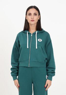 Chaqueta Converse Retro Chuck Taylor Full-Zip Hood en Verde