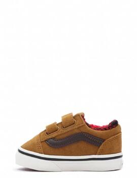 Zapatilla Vans Old Skool V en Camel para Bebe