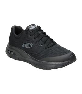 Zapatilla Skechers Arch Fit en Total Negro para Hombre