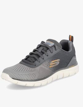 Zapatilla Skechers Track-Ripkent en Verde para Hombre