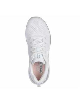 Zapatilla Skechers Vapor Foam-Midnight Glimer Blanco Mujer
