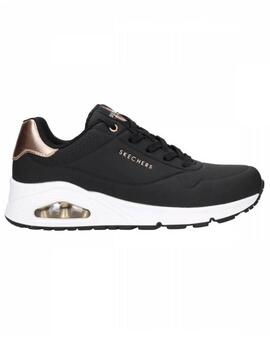Skechers Uno-Golden Air Zapatillas de conford Negro Mujer