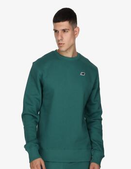 Sudadera New Balance Se Ft Crw en Verde para Hombre