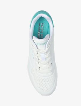 Zapatillas Skechers Uno-Pop Back en Blanco para Mujer