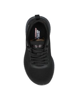 Zapatilla Skechers Bobs Squad Chaos-Face Off en Negro Mujer