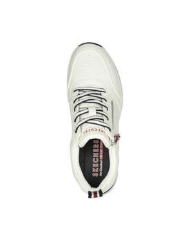 Zapatilla Skechers Billion 2-Side Lines en Blanco pra Mujer