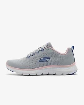 Zapatillas Skeechers Flex Appeal 5.0 en Gris para Mujer