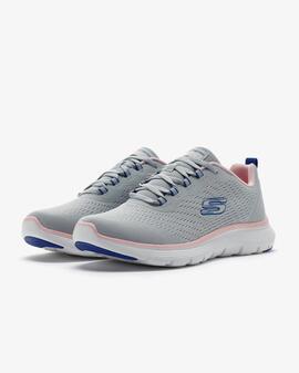 Zapatillas Skeechers Flex Appeal 5.0 en Gris para Mujer