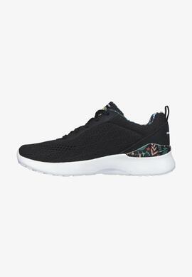 Zapatilla Skechers Dynamigh-Laid Out en Negro para Mujer