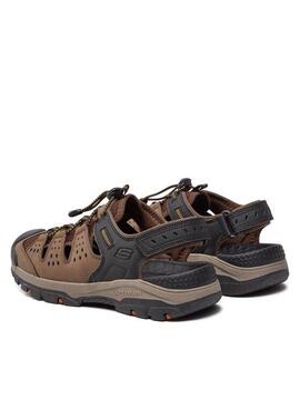 Sandalia Skechers Tresmen-Menard en Color Marrón para Hombre