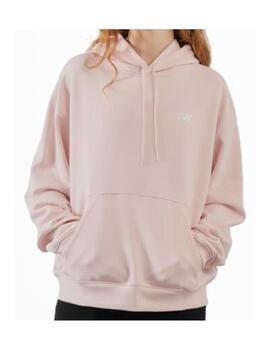Sudadera New Balance Ft Sml Lgo Hd en Rosa para Mujer