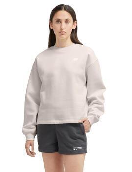Sudadera New Balance Hrtg Bb Flc Crw en Beige