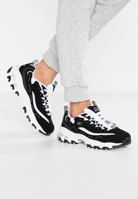 Zapatillas Skechers D'lites-Biggest Fan en Blanco