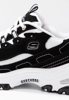Zapatillas Skechers D'lites-Biggest Fan en Blanco