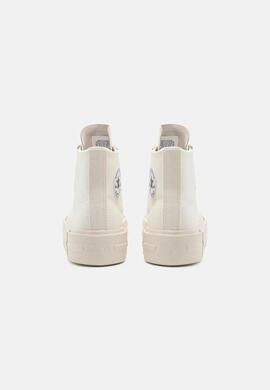 Zapatilla Converse Ctas Cruise Hi en Lona Blanca para Chicas