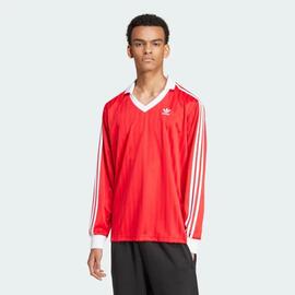 Camiseta Adidas Adicolor Pique Fútbol en Rojo