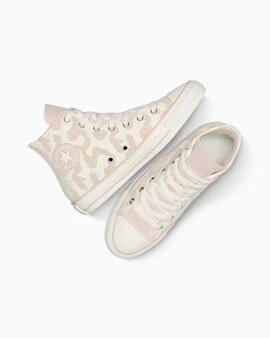 Botin Converse Chuck Taylor Ctas Hi en Rosa Mujer