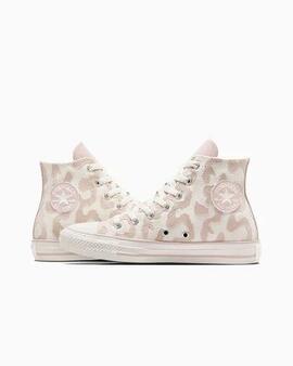 Botin Converse Chuck Taylor Ctas Hi en Rosa Mujer
