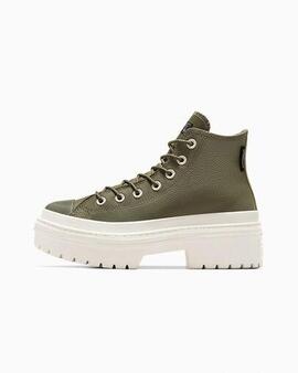 Botín Converse Ctas Lugged Heel Hi en Verde para Mujer